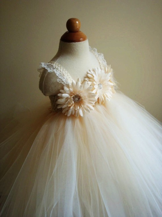Fabulous flower girl dress
